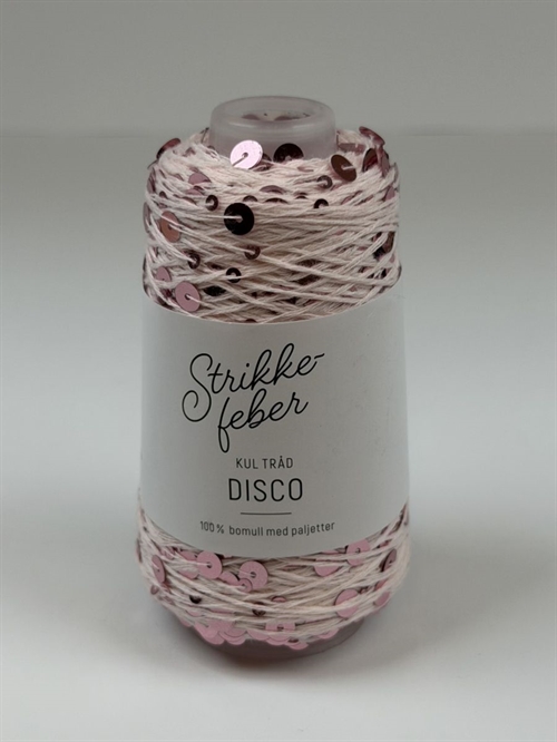 Disco - 50 g Fv. 23 Rosa med rosa pailletter